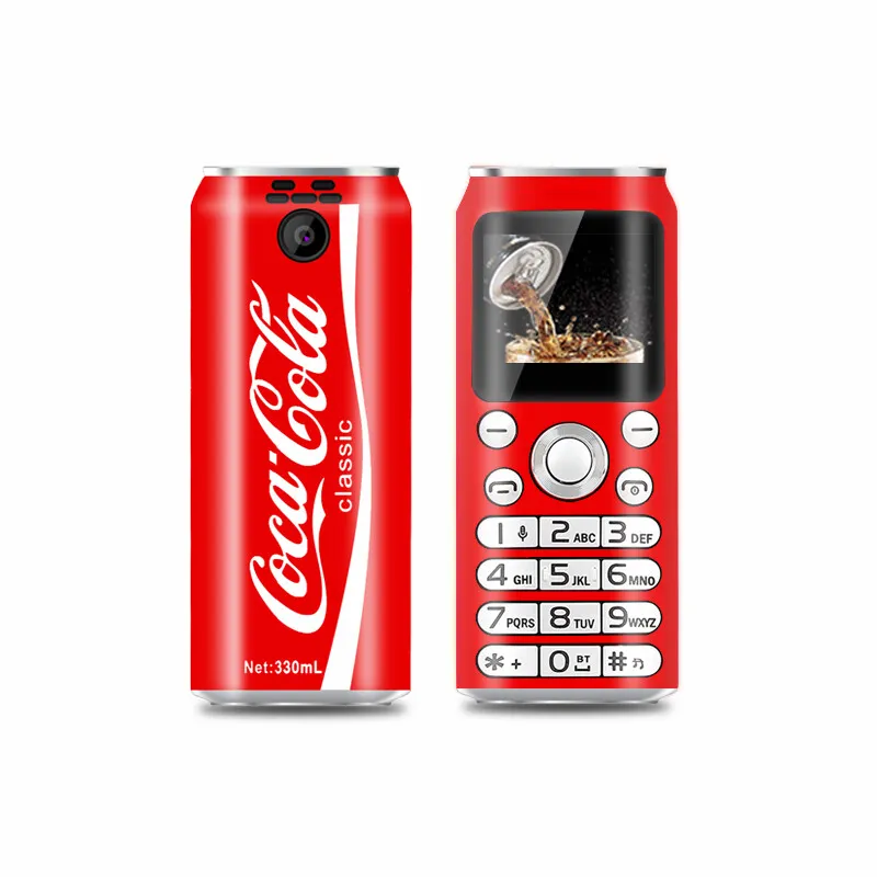 Coca-Cola Mini Unlocked Dual Sim Mobile Phone - RED